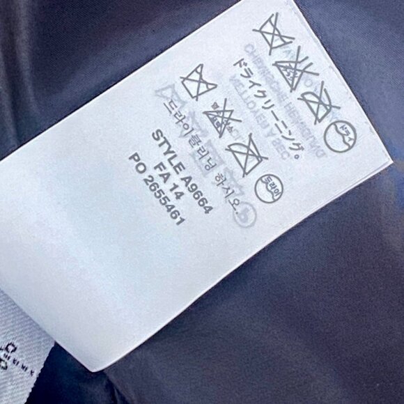 J. Crew Wool Colorblock Pencil Skirt in Navy/Grey Stripe, Size 4 - Picture 11 of 12